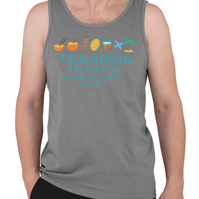 TANK TOP WAKACYJNY  Tajlandia uważaj na ostre